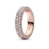 Anello Pandora Donna in Lega metallica Zirconia 182629C01-48 - 182629C01-54